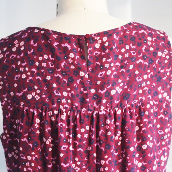 Flower pattern adjustable waist summer dress - Picture 5 of 8